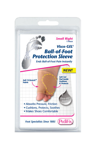 Visco-GEL Ball-of-Foot Protection Sleeve Large Right