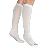Anti-Embolism Stockings Sm/Lng 15-20mmHg Below Knee  Insp Toe