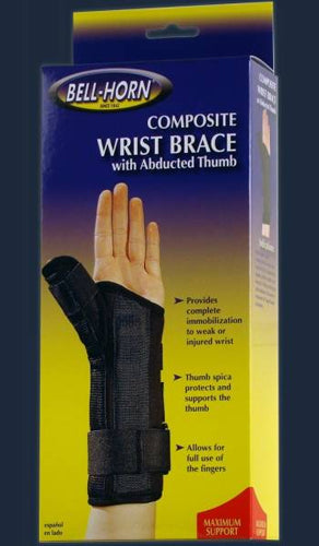 Composite Wrist Brace with Abducted Thumb  Medium  Right