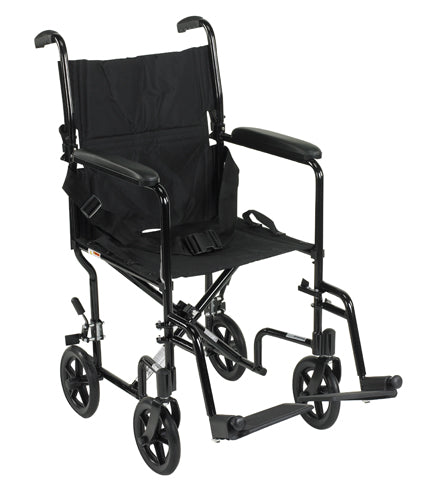 Wheelchair Transport Lightweight Black 19