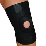 Blue Jay Adj Knee Support Open Patella Design  Black  Lg/Xlg