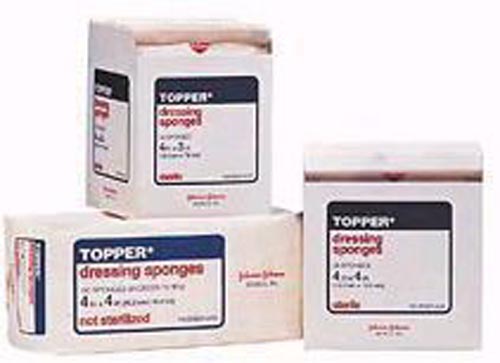 Topper Sponge 3 x3  Non-Sterile Bx/100