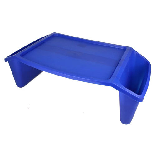 Bed Tray w/Side Pockets  Blue