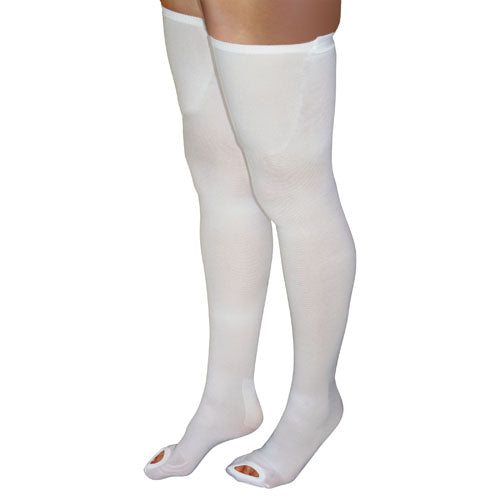 Anti-Embolism Stockings Md/Reg 15-20mmHg Thigh Hi  Insp. Toe
