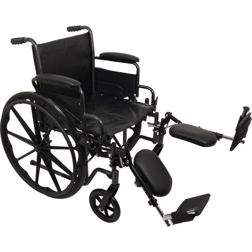 K2 Wheelchair 20 x16   Removbl Desk Arms  Elevating Legrests