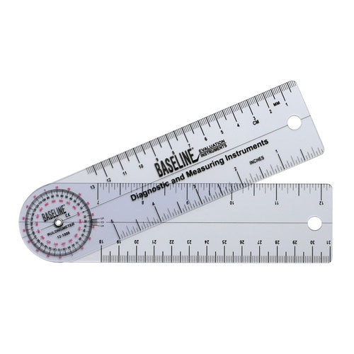 Plastic Angle Rule Goniometer 6   360 Degrees