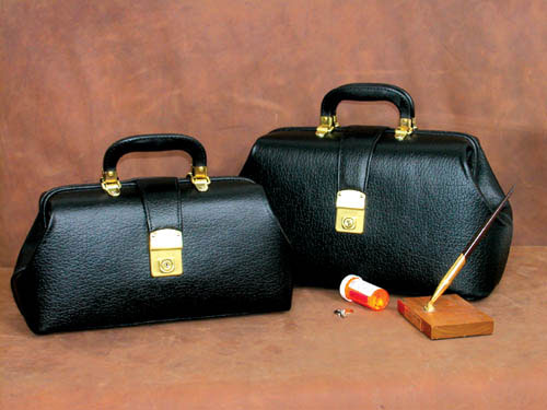 Intern/Student Boston Bag 16  Brown Leather