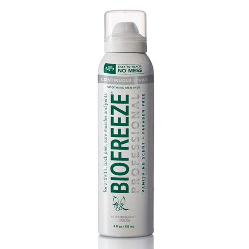 Biofreeze Cryotherapy 4 Oz. 360 Degree Spray Prof Version