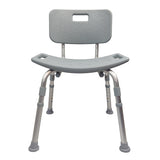 Bathroom Perfect Shower Chair with Back by Blue Jay  Each