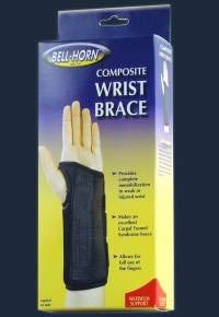 Composite Wrist Brace  Left X-Large  Wrist Circum: 8� -9�