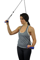 Overdoor Shoulder Pulley With Straps  Blue Jay Brand