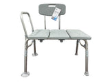 Bathroom Perfect Transfer Bench w/Back  Blue Jay  Each