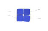 Reusable Electrodes  Pack/4 2 x2  Square  Blue Jay Brand