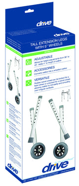 Walker Wheel Comb. Kit (Tall Extension Legs w/Wheels)
