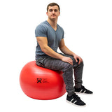 Cando Deluxe ABS Inflatable Ball  75cm (29.5 )  Red