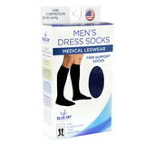 Men's Firm Support Socks 20-30mmHg  Navy  Medium