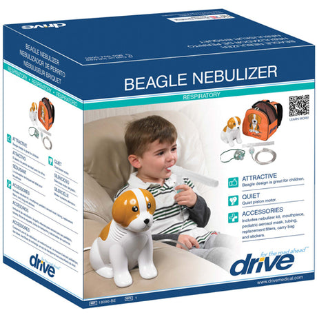 Beagle Pediatric Compressor Neb w/Backpack Disp & Reus Neb