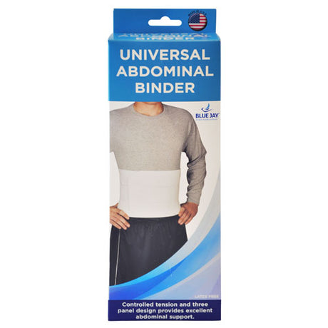 Blue Jay Abdominal Binder Universal  White  9  Width