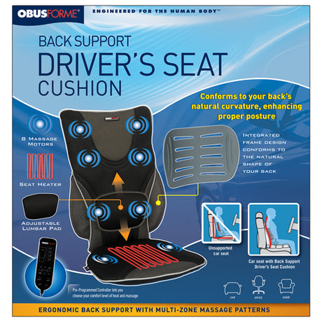 Massaging Drivers Seat w/Heat ObusForme