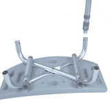 Shower Safety Bench W/Back - KD Tool-Free Asmy Grey  Case/4