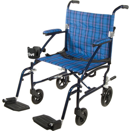 Fly-Lite Transport Chair Blue  19