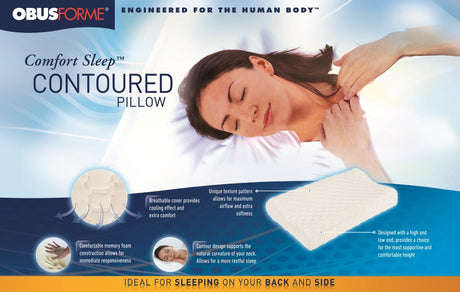 Comfort Sleep Contoured Pillow by Obusforme