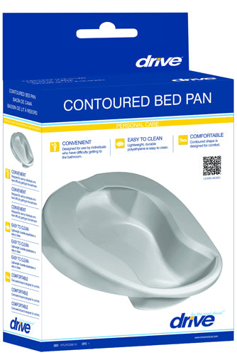 Bed Pan Contoured Disposable Retail Boxed        Each