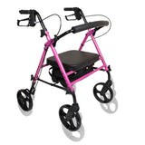 Rollator  Aluminum  Height Adjustable  Pink