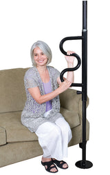 The Curve Security Pole Black