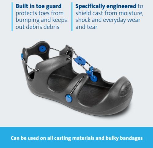Body Armor Cast Shoe  X-Small